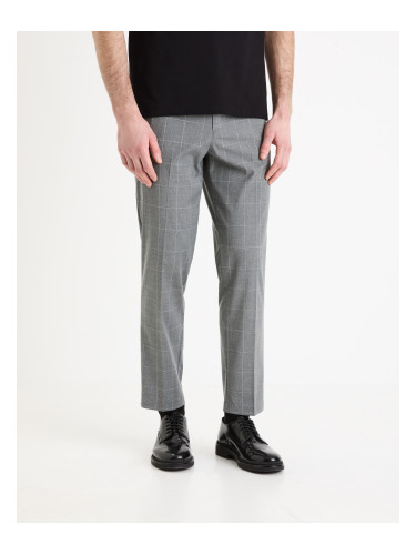 Celio Plaid 24h Gochecko Trousers - Men's