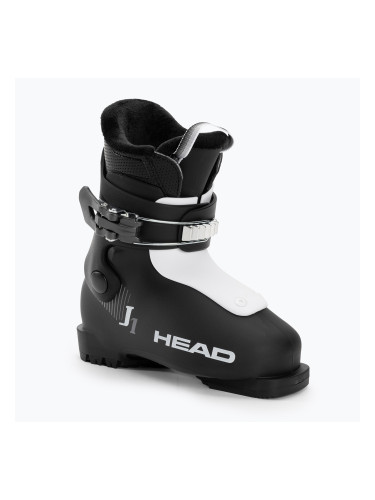 Детски ски обувки HEAD J1 черни/бели