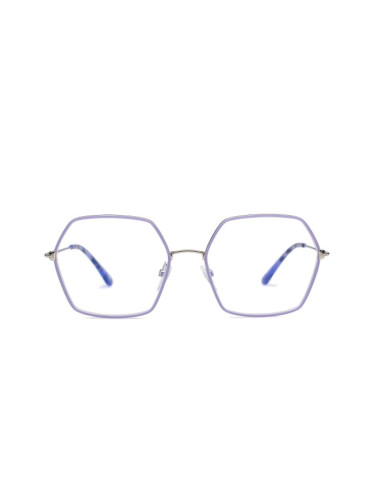 Tom Ford Ft5615-B 078 55 - диоптрични очила, квадратна, дамски, лилави