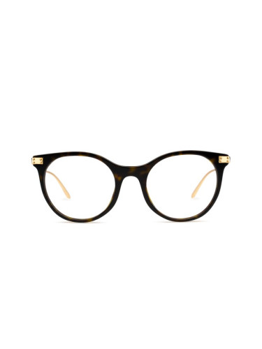 Dolce & Gabbana 0Dg3330 502 51 - диоптрични очила, кръгла, дамски, кафяви