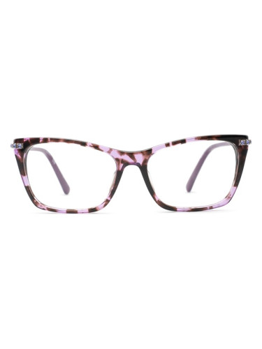 Swarovski SK5426/V 55A 16 54 - диоптрични очила, правоъгълна, дамски, лилави