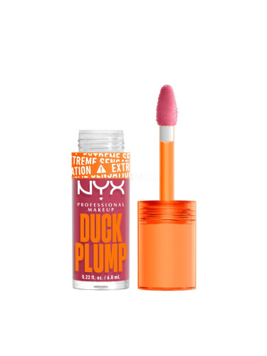 NYX Professional Makeup Duck Plump Блясък за устни за жени 6,8 ml Нюанс 09 Strike A Rose