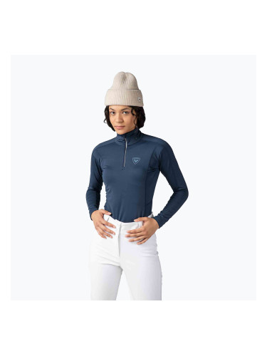 Дамска термоактивна блуза Rossignol Classique 1/2 Zip dark navy