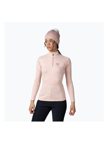 Дамска термоактивна блуза Rossignol Classique 1/2 Zip powder pink