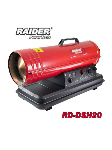 Калорифер дизелов RAIDER RD-DSH20, 20kW, до 400 куб.м, 0.52 bar