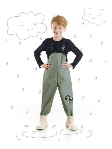 Denokids Bucket Boy's Waterproof Rainsuit