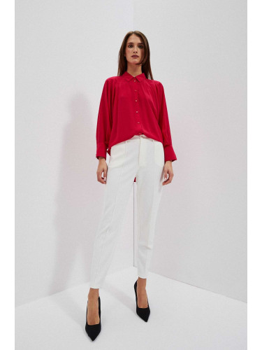 Marisse Women's Trousers L-Sp-4019 Off White