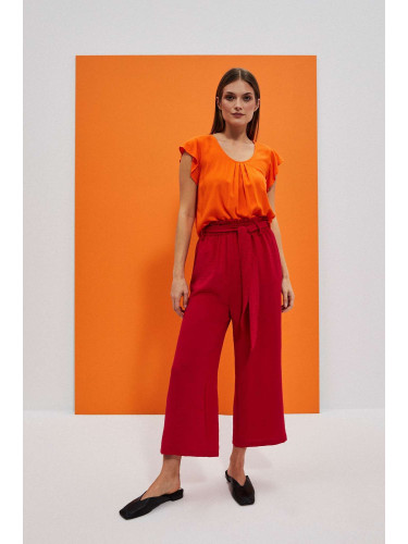 Marisse Women's Trousers L-Sp-4011 Strawberry