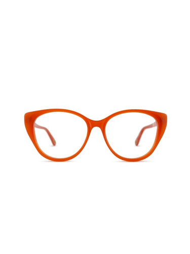 Chloé Ch0052O 007 16 53 - диоптрични очила, cat eye, дамски, оранжеви
