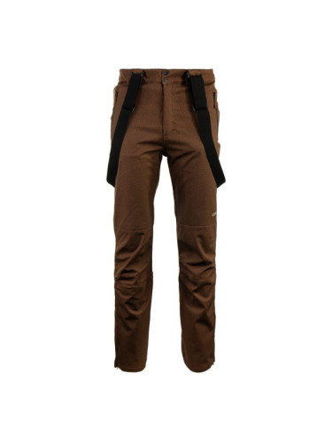ALPINE PRO RUBENS Мъжки панталони за ски, кафяво, размер