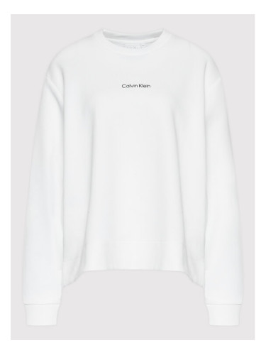 Calvin Klein Curve Суитшърт Inclusive Micro Logo K20K204897 Бял Regular Fit