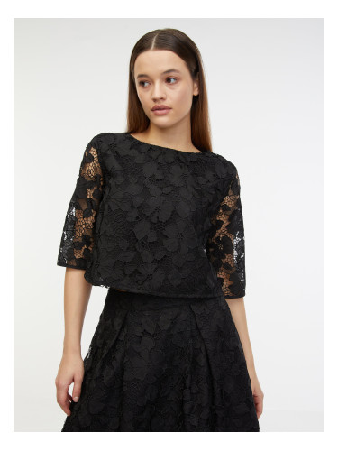 Orsay Black Ladies Lace Blouse - Women