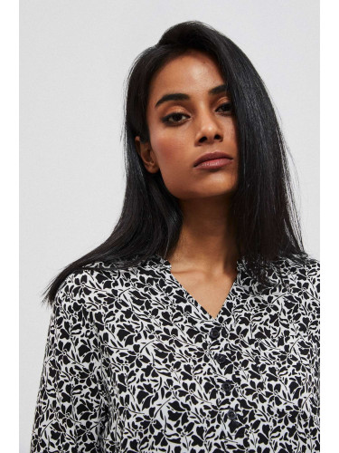 Viscose shirt with print