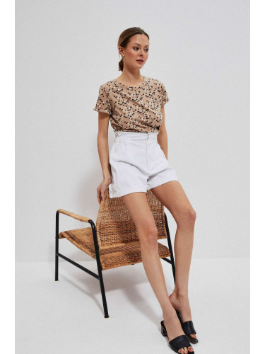 Blouse with a small floral print