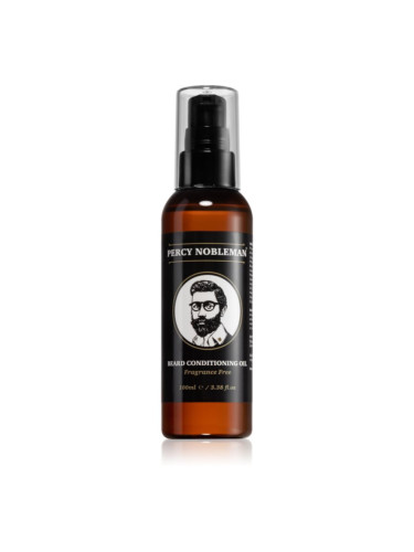 Percy Nobleman Beard Conditioning Oil Fragrance Free олио за брада без парфюм 100 мл.