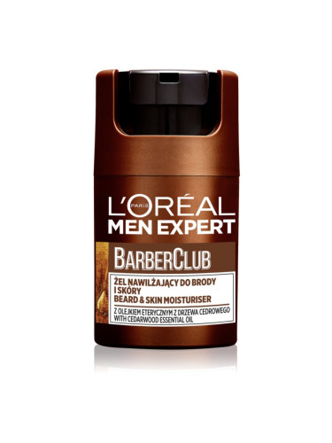 L’Oréal Paris Men Expert Barber Club хидратиращ крем за зоната на лицето и брадата за мъже 50 мл.