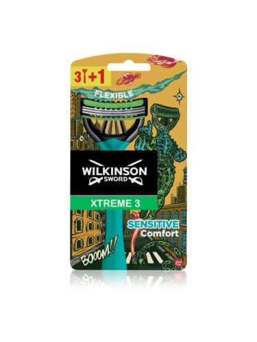 Wilkinson Sword Xtreme 3 Sensitive Comfort (limited edition) самобръсначки за еднократна употреба за мъже 4 бр.