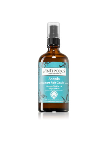 Antipodes Ananda Antioxidant-Rich Gentle Toner антиоксидиращ тоник в спрей 100 мл.