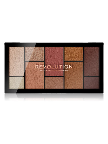 Makeup Revolution Reloaded палитра сенки за очи цвят Neutral Charm 24,5 гр.
