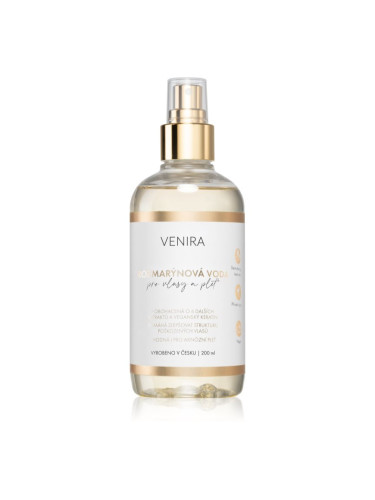 Venira Rosemary water грижа без отмиване за лице, тяло и коса 200 мл.