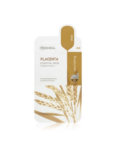 MEDIHEAL Essential Mask Placenta подхранваща платнена маска 24 мл.