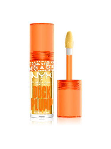 NYX Professional Makeup Duck Plump блясък за устни с увеличаващ ефект цвят 01 Clearly Spicy 6,8 мл.