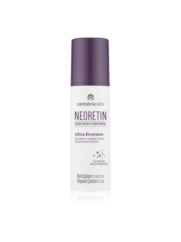 Neoretin Discrom control Ultra Emulsion лека нощна емулсия против пигментни петна 30 мл.