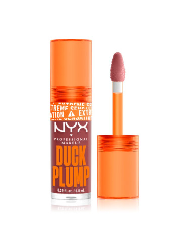 NYX Professional Makeup Duck Plump блясък за устни с увеличаващ ефект цвят 08 Mauve Out Of My Way 6,8 мл.