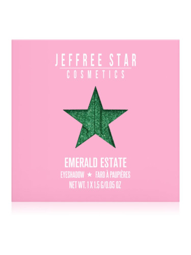 Jeffree Star Cosmetics Artistry Single сенки за очи цвят Emerald Estate 1,5 гр.