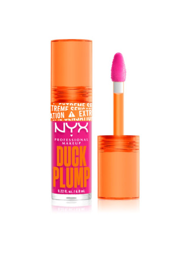 NYX Professional Makeup Duck Plump блясък за устни с увеличаващ ефект цвят 12 Bubblegum Bae 6,8 мл.
