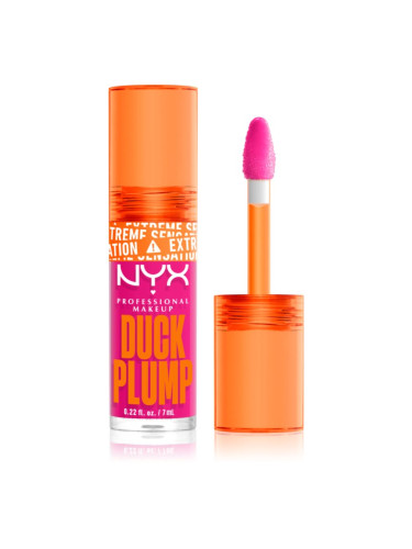 NYX Professional Makeup Duck Plump блясък за устни с увеличаващ ефект цвят 12 Bubblegum Bae 7 мл.
