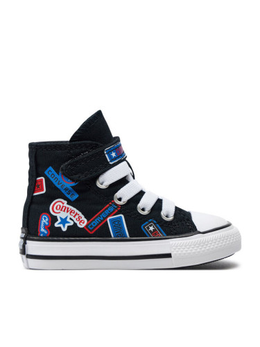 Converse Кецове Chuck Taylor All Star Easy On Stickers A06357C Черен
