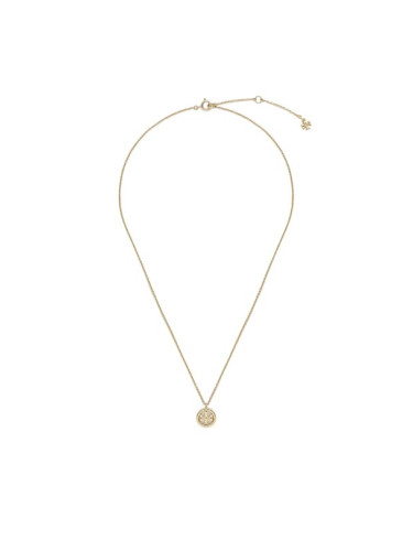 Tory Burch Колие Miller Pendant Necklace 137185 Златист