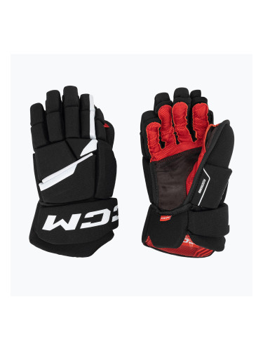 CCM Next SR хокейни ръкавици черно/бяло