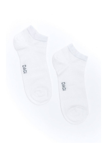 Dagi White Men's Bamboo Booties Socks
