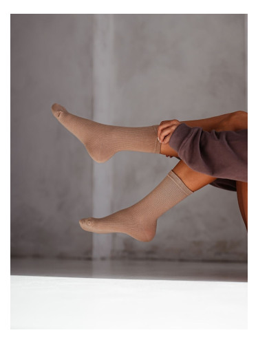 Milena Дамски чорапи Със Зебра Черни