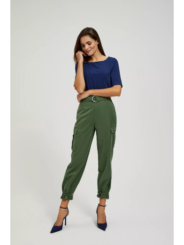 Marisse Women's Trousers L-Sp-4307 Khaki