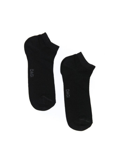 Dagi Men's Black Bamboo Booties Socks