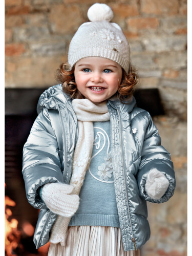 Бебешко зимно яке в нежносин цвят Mayoral