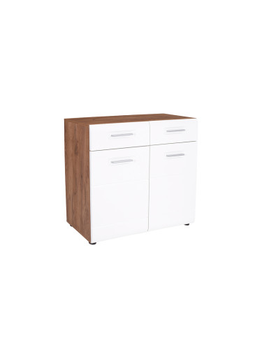 КОМОД АВЕНСИС НЮ 90/37/85.4h В ТЪМЕН ДЪБ КРАФТ И БЯЛО