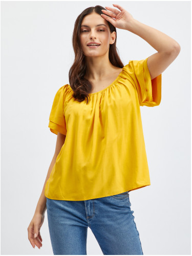 Orsay Yellow Women's Blouse - Ladies