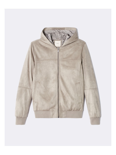 Celio Nudaim Jacket in Imitation Suede - Men's