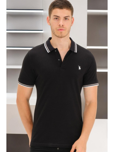Men's polo shirt dewberry
