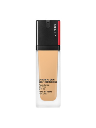Shiseido Synchro Skin Self-Refreshing Foundation дълготраен фон дьо тен SPF 30 цвят 320 Pine 30 мл.