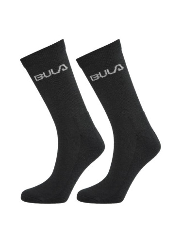 Bula Bula 2PK WOOL SOCK Мъжки чорапи, черно, размер 37-39