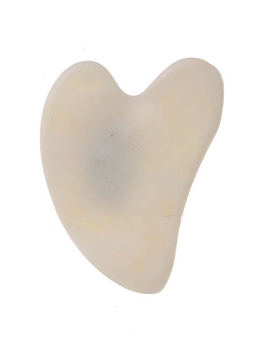 Плочка за масаж на лицето Danielle Beauty Gua Sha White Jade