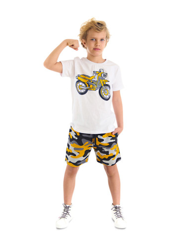 mshb&g Motorcycle Boy T-shirt Shorts Set