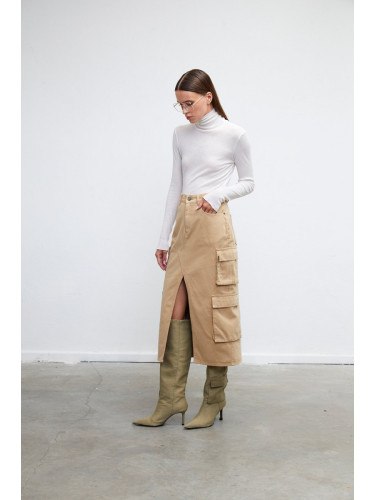 VATKALI Midi skirt with cargo pockets