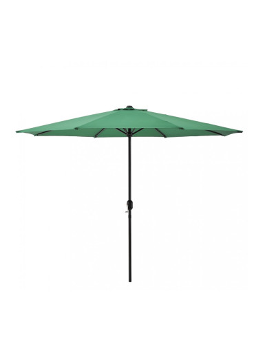Градински чадър   Ø 300 x 230 cm, Зелен, водоусточив, Полиестер