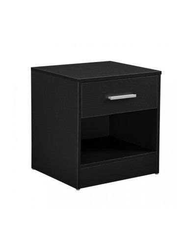 Нощно шкафче / Офис -Комод с едно чекмедже 36,5 x 29,5 x 38 см - Черно
